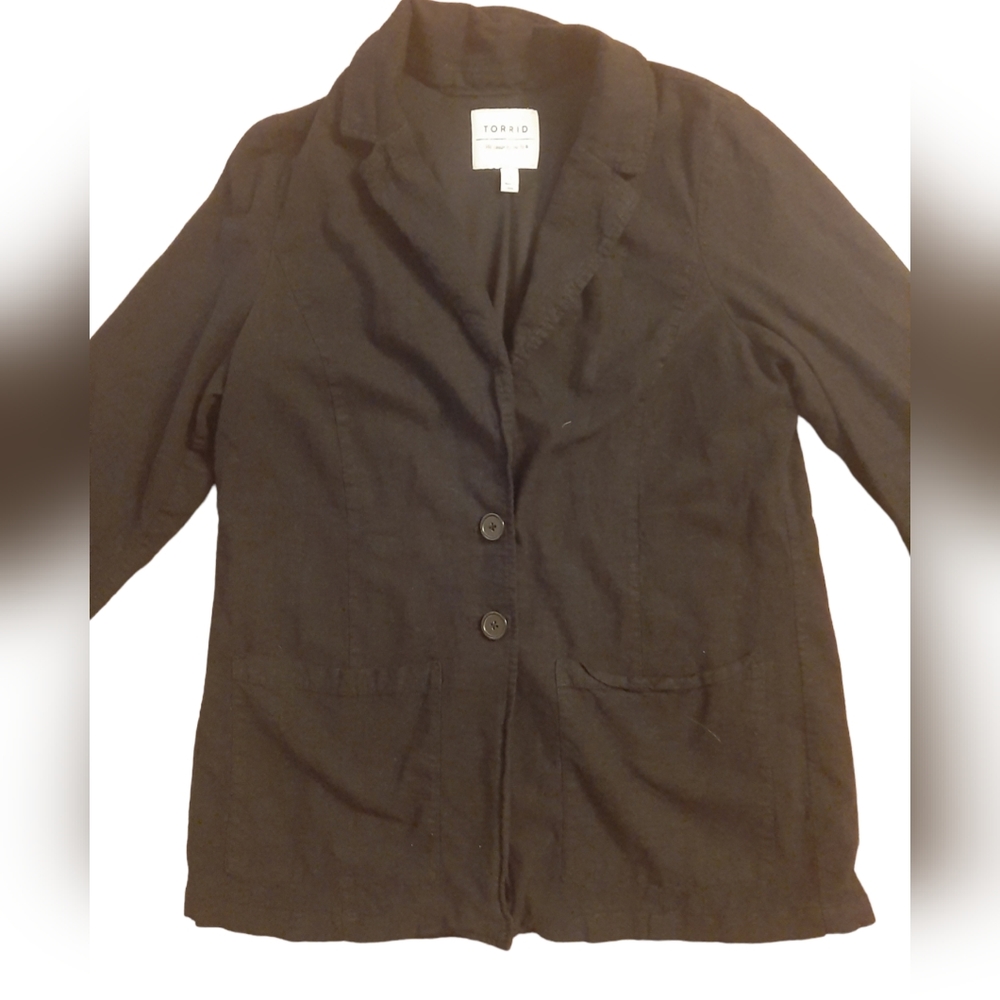 Torrid Black Blazer Size 1